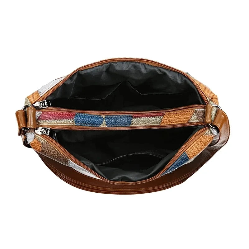 Pamela - Patchwork Shoulder Bag