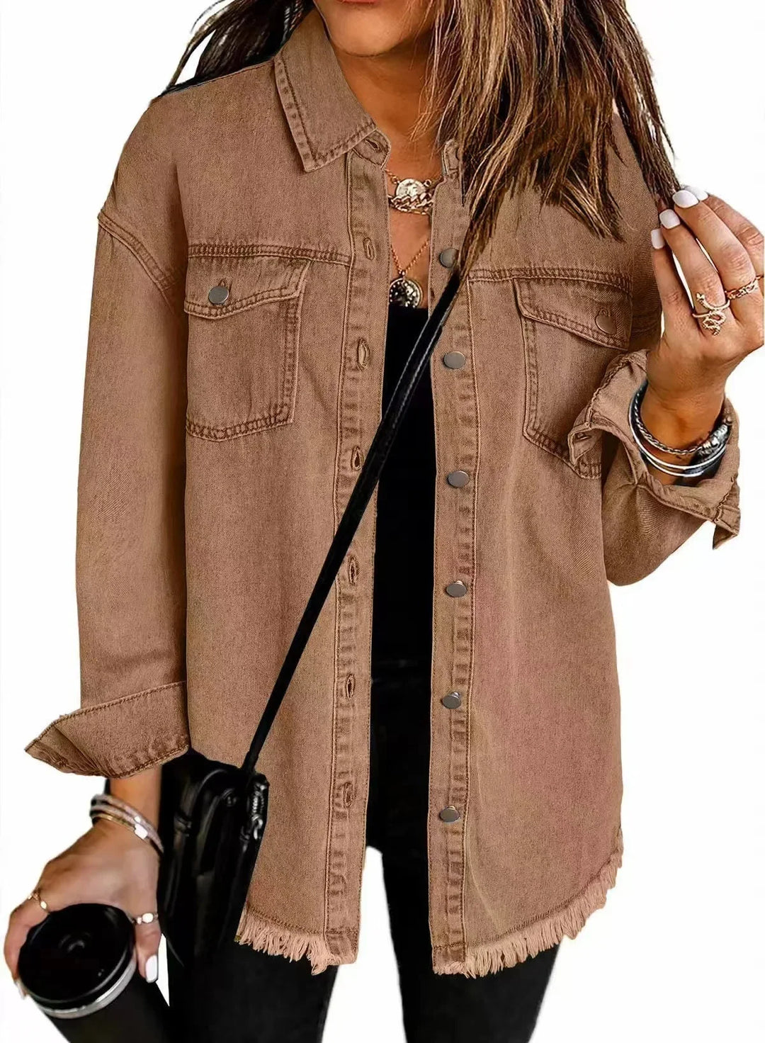 Sophia - Denim Shirt Jacket