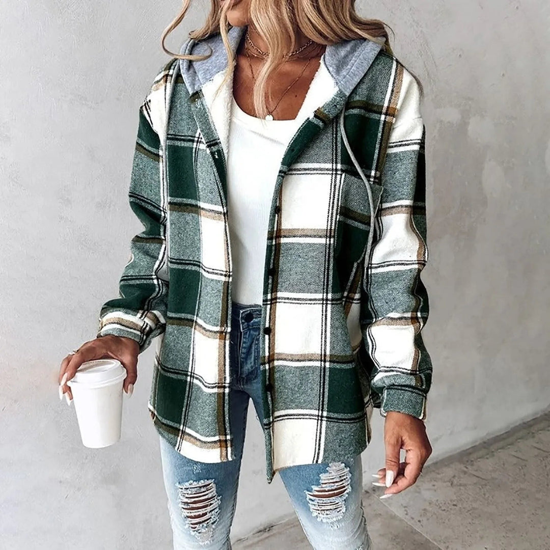 Susan - Plaid Shirt Jacket