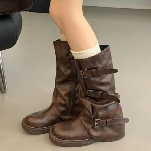 Charlotte - Vintage Knee-High Boots
