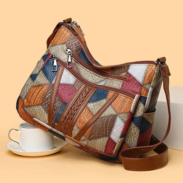 Pamela - Patchwork Shoulder Bag