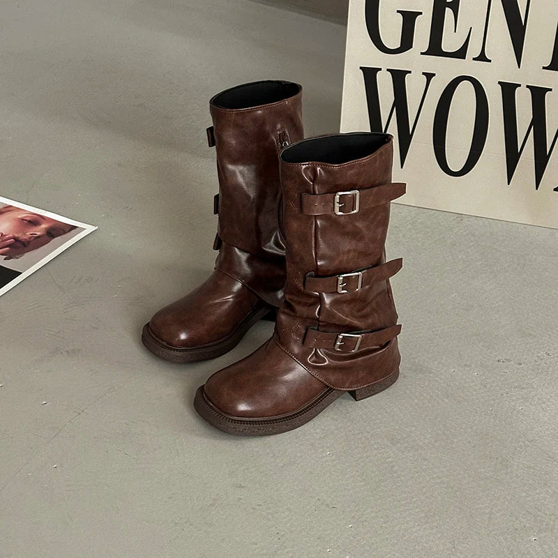 Charlotte - Vintage Knee-High Boots