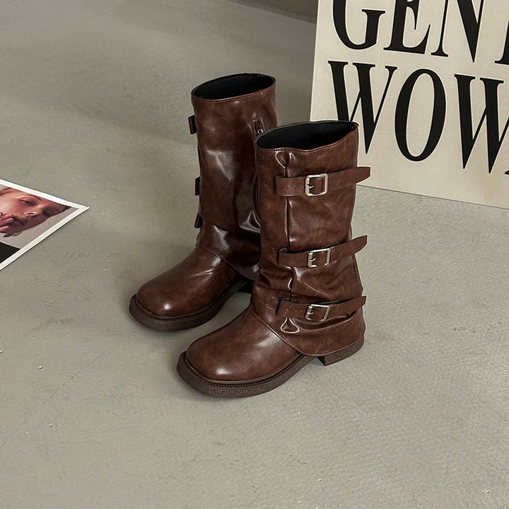 Charlotte - Vintage Knee-High Boots