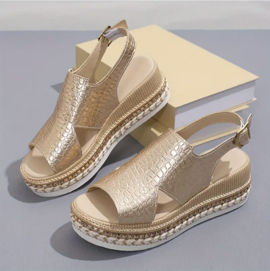 Sandra - Platform Slingback Sandals