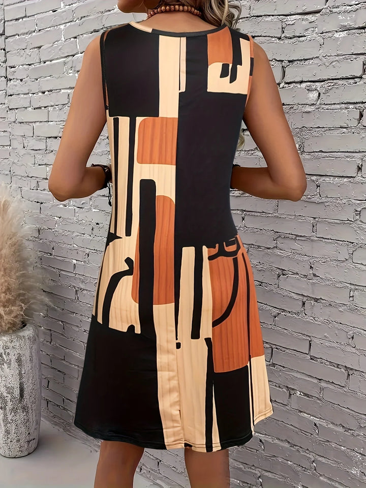 Aria - Sleeveless A-Line Dress
