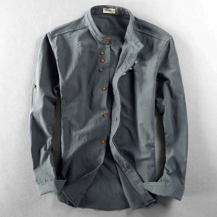 James - Mandarin Collar Shirt