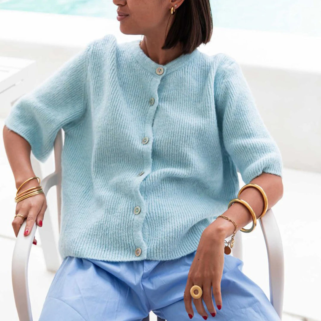 Lisa - Knit Button Cardigan