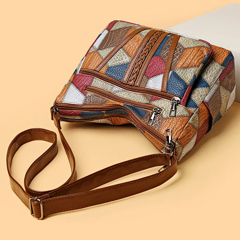 Pamela - Patchwork Shoulder Bag