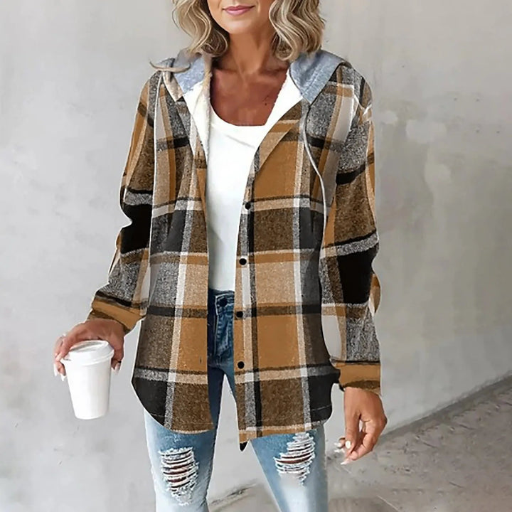 Susan - Plaid Shirt Jacket