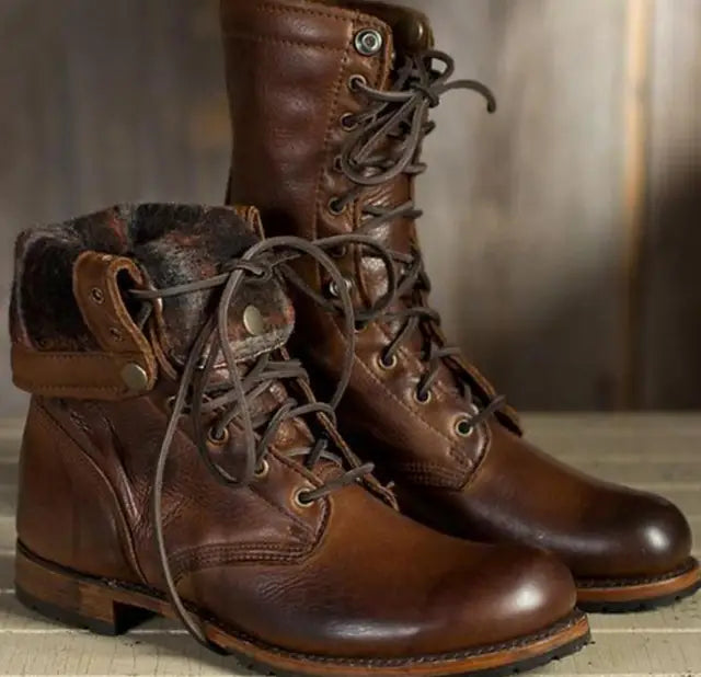 Lillian - Lace-Up Winter Boots