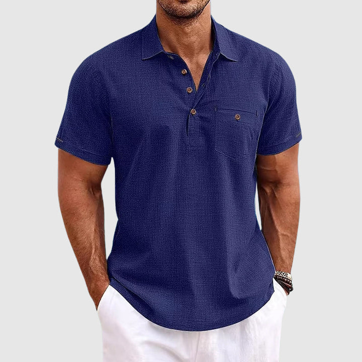 Jasper - Textured Polo Shirt