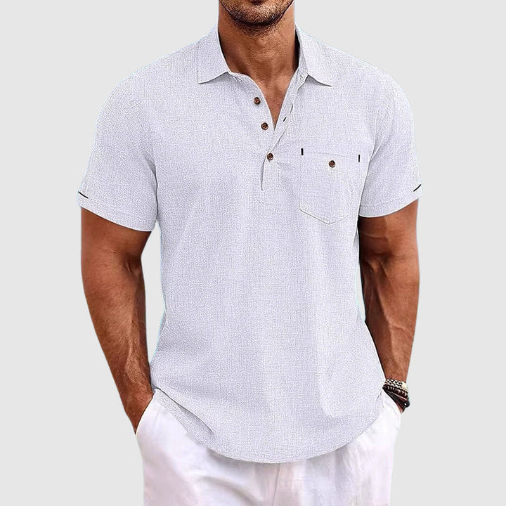 Jasper - Textured Polo Shirt