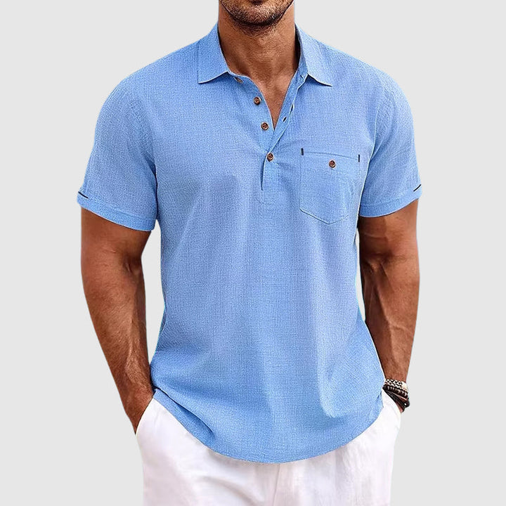 Jasper - Textured Polo Shirt