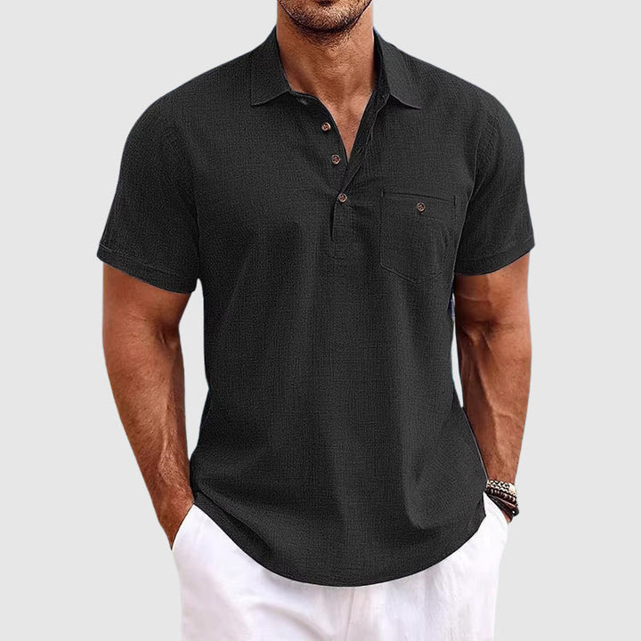 Jasper - Textured Polo Shirt