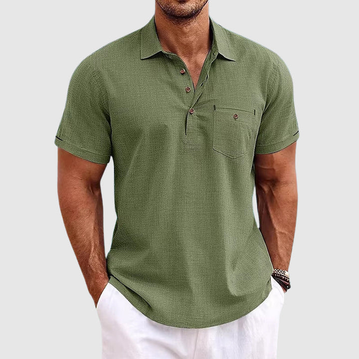 Jasper - Textured Polo Shirt