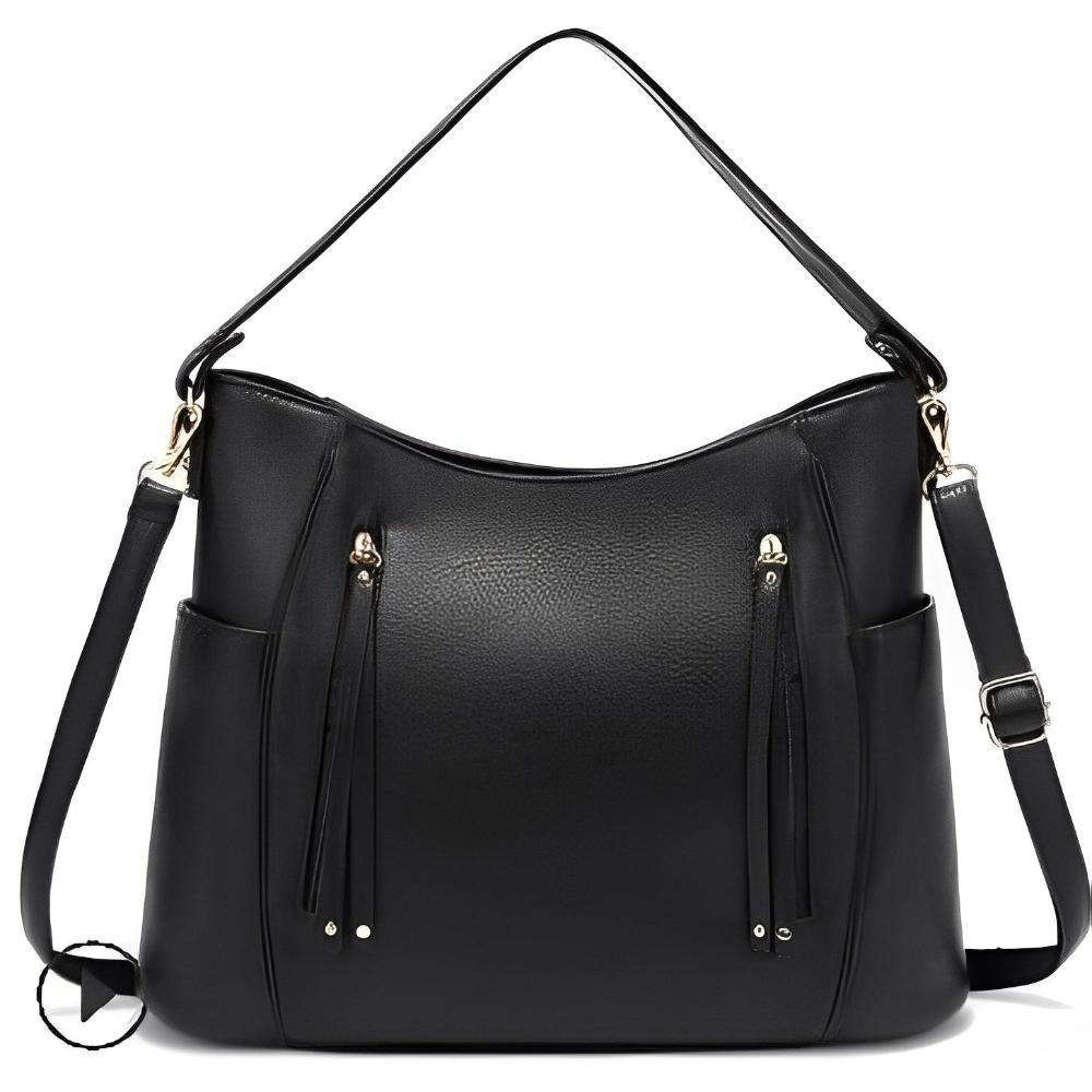 Colleen - Faux Leather Hobo Bag