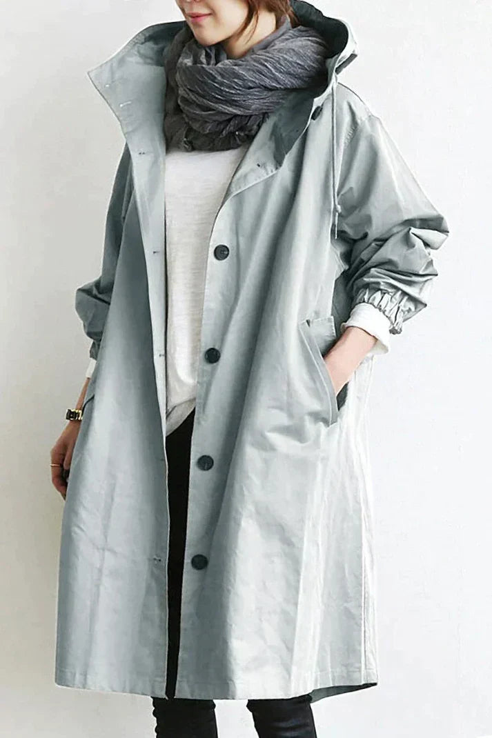 Anna - Hooded Trench Coat