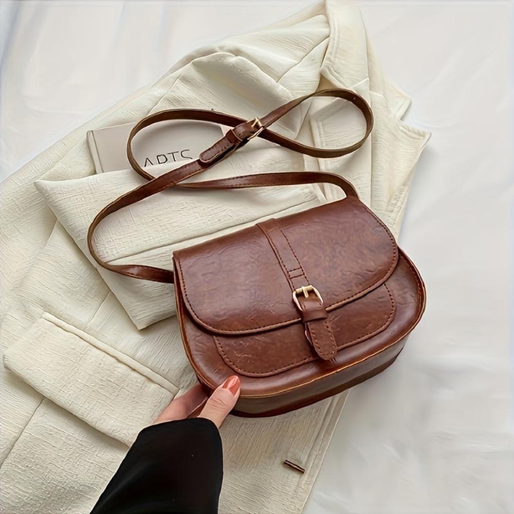 Michele - Faux Leather Crossbody Bag
