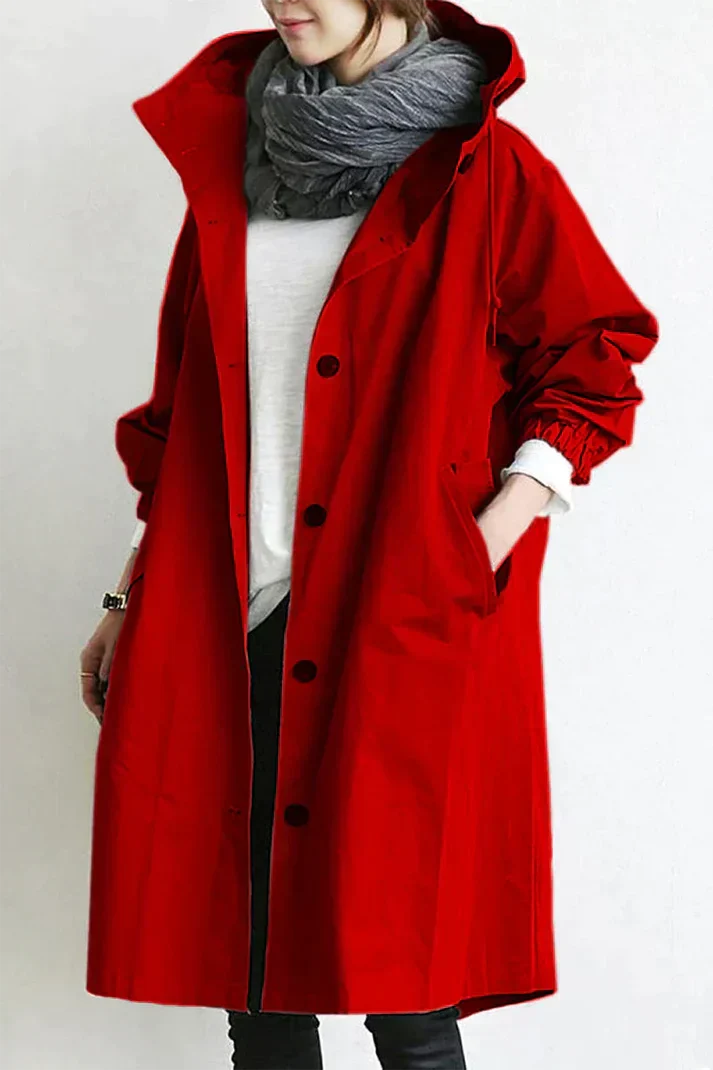 Anna - Hooded Trench Coat