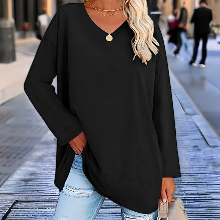 Jacqueline - V-Neck Tunic Top