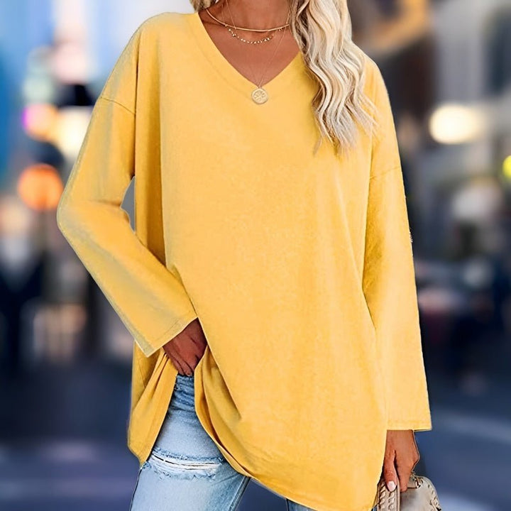 Jacqueline - V-Neck Tunic Top