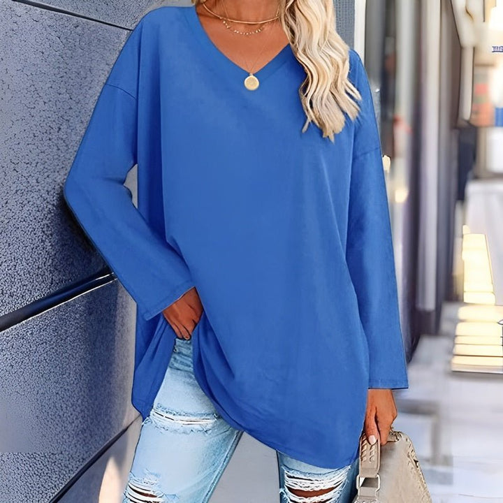 Jacqueline - V-Neck Tunic Top