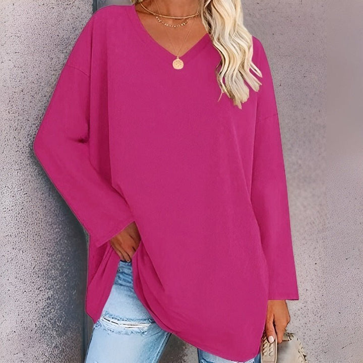 Jacqueline - V-Neck Tunic Top