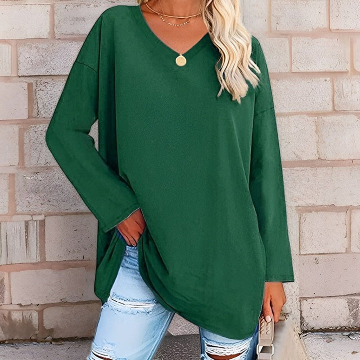 Jacqueline - V-Neck Tunic Top