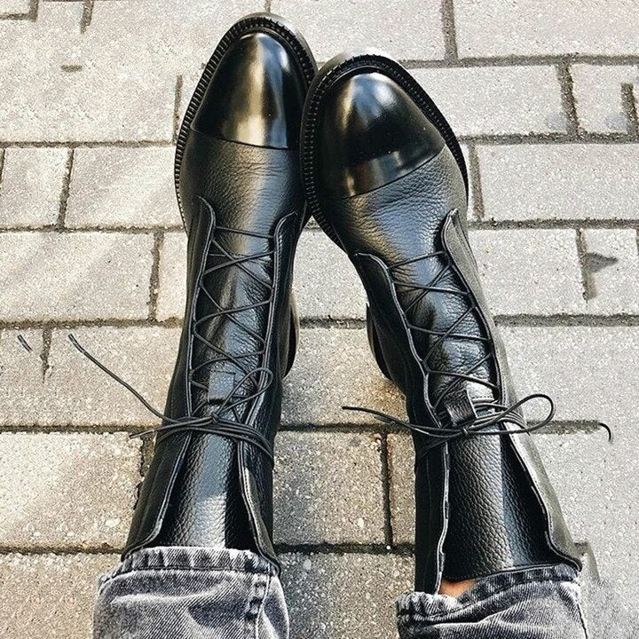 Emma - Winter Leather Boots