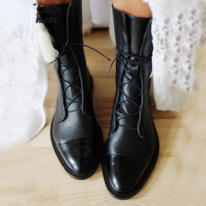 Emma - Winter Leather Boots