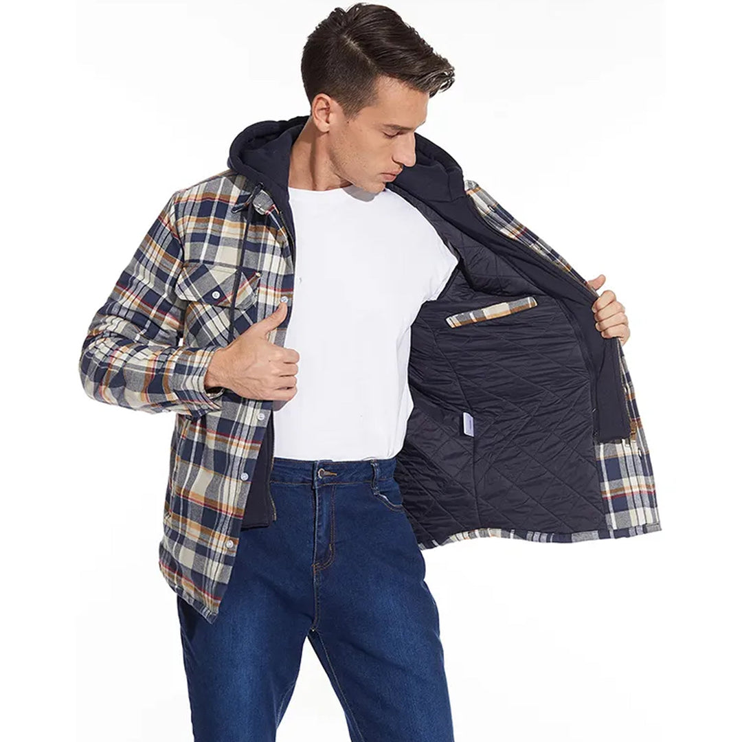 Parker - Checked Hooded Jacket