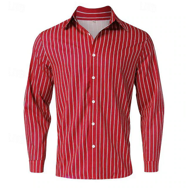Luke - Striped Button-Up Shirt