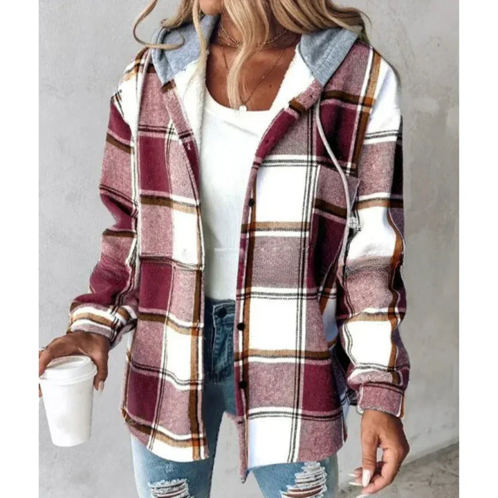 Susan - Plaid Shirt Jacket
