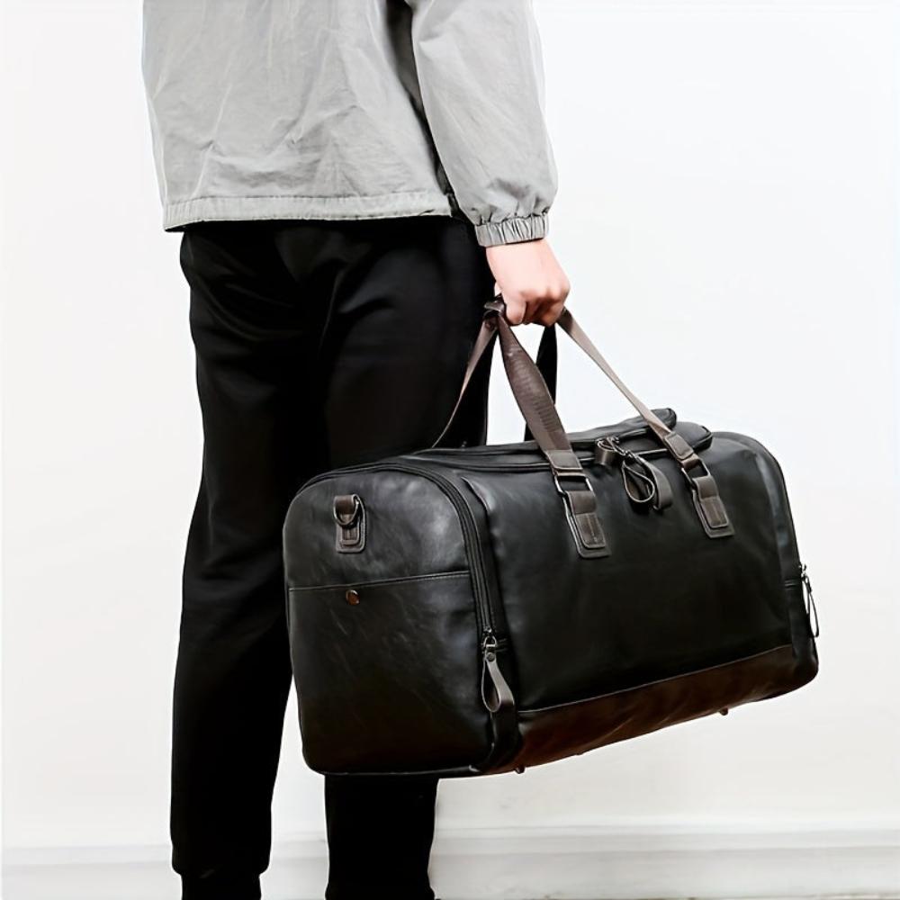 Aiden - Faux Leather Duffle