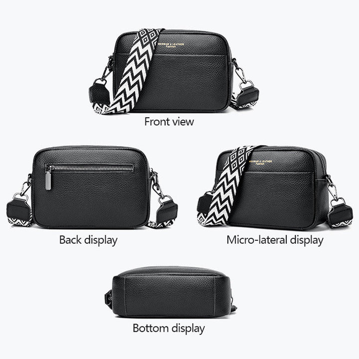 Stella - Pebbled Leather Crossbody Bag
