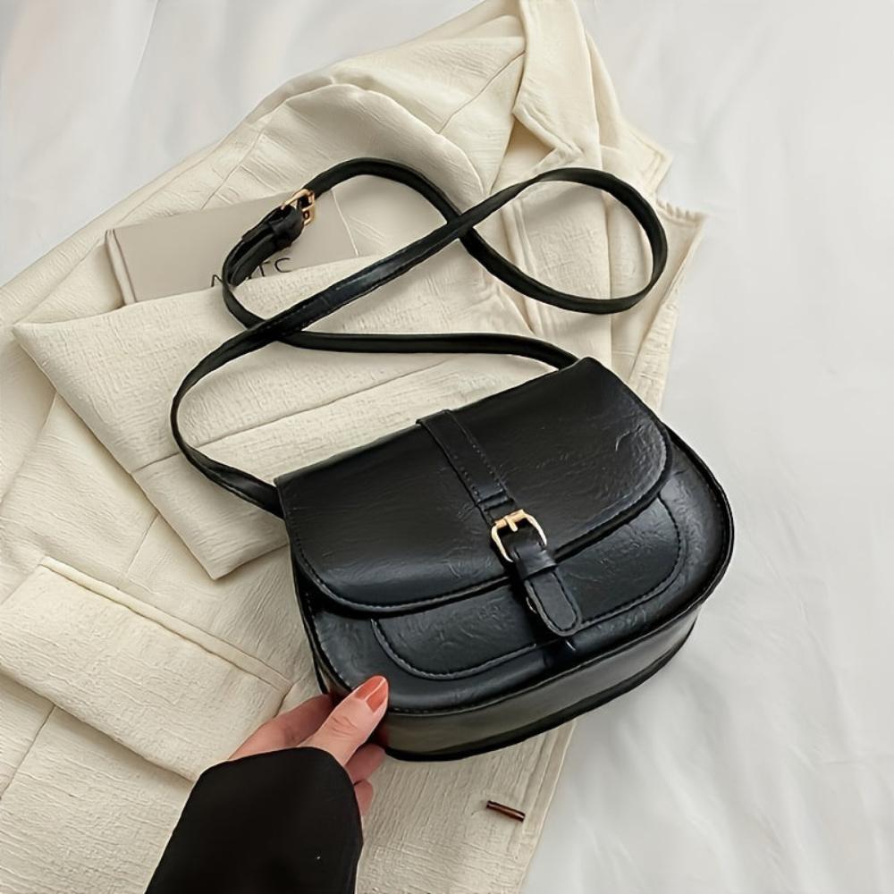 Michele - Faux Leather Crossbody Bag