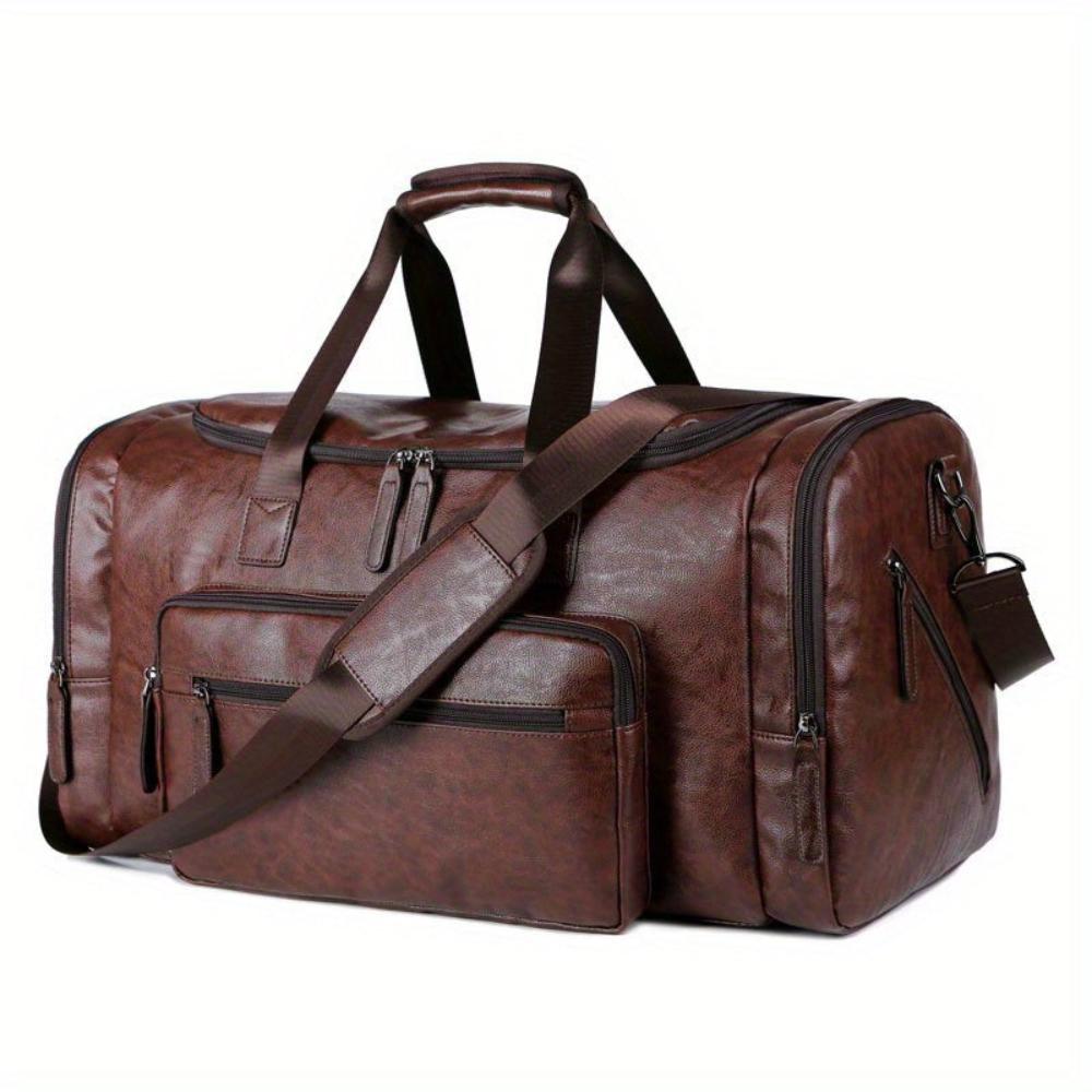 Aiden - Faux Leather Duffle