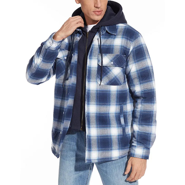 Parker - Checked Hooded Jacket