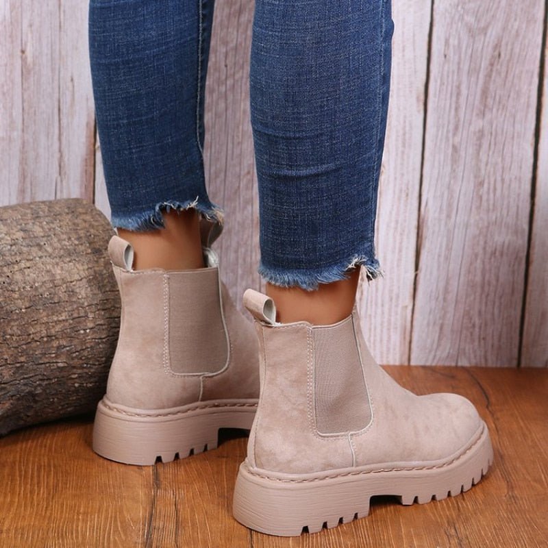 Olivia - Chunky Ankle Boots