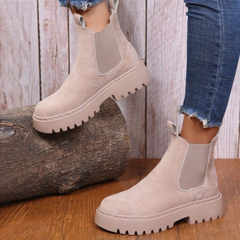 Olivia - Chunky Ankle Boots
