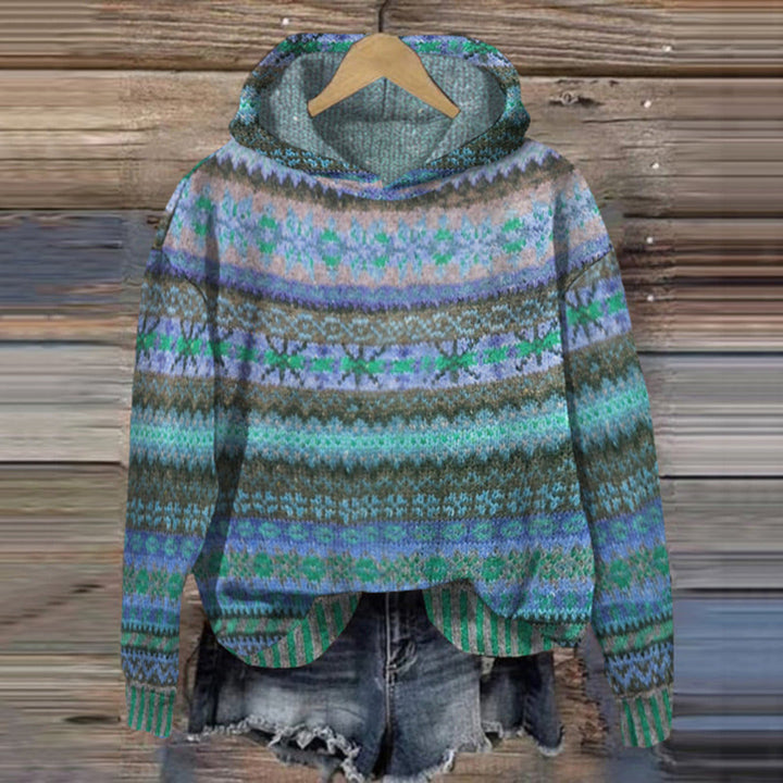 Judy - Knit Pullover Hoodie