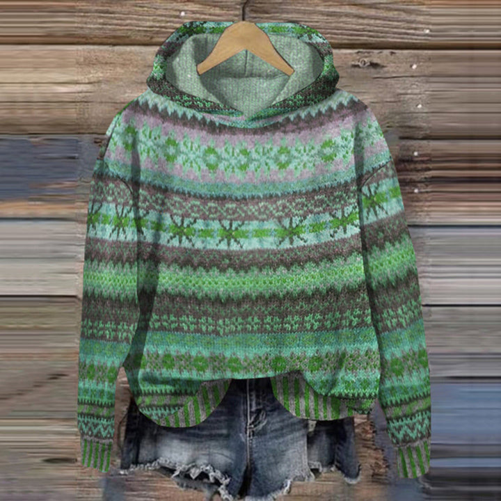 Judy - Knit Pullover Hoodie