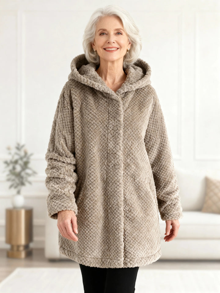 Daniela - Oversized Hooded Fleece Cardigan