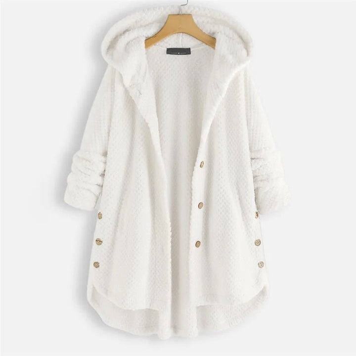 Daniela - Oversized Hooded Fleece Cardigan