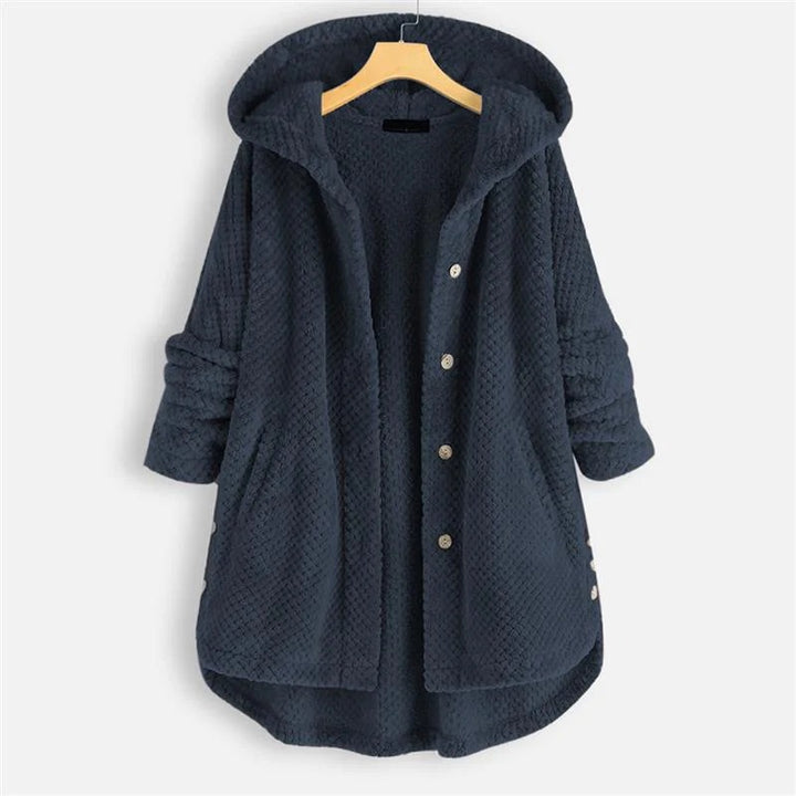 Daniela - Oversized Hooded Fleece Cardigan
