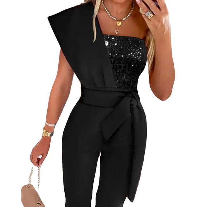 Savannah - One Shoulder Jumpsuit