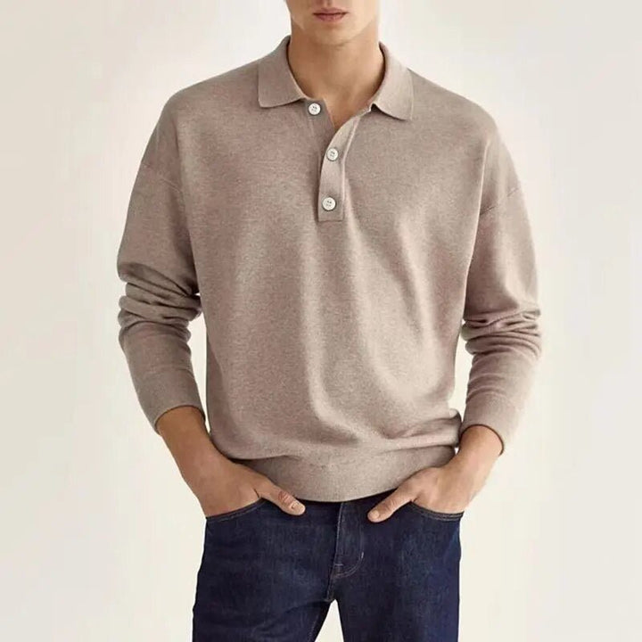 Leo - Long-Sleeve Polo Shirt