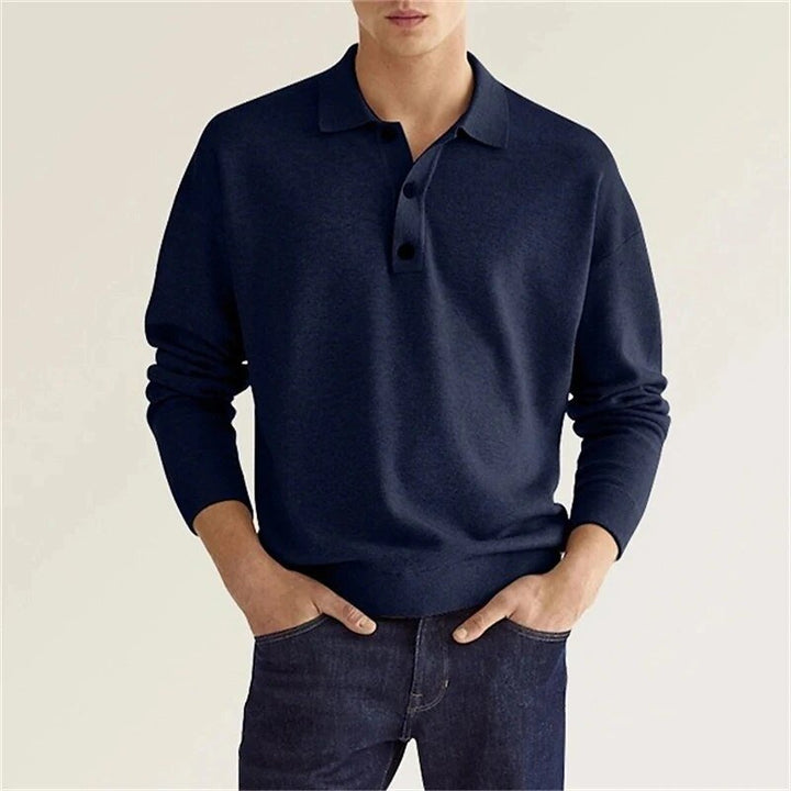 Leo - Long-Sleeve Polo Shirt