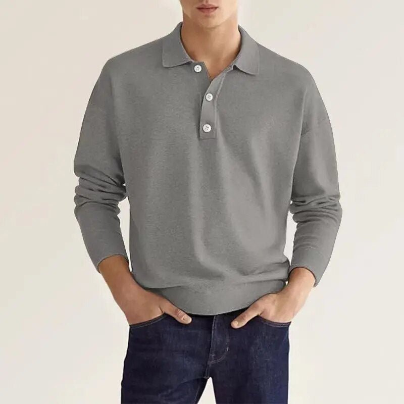 Leo - Long-Sleeve Polo Shirt