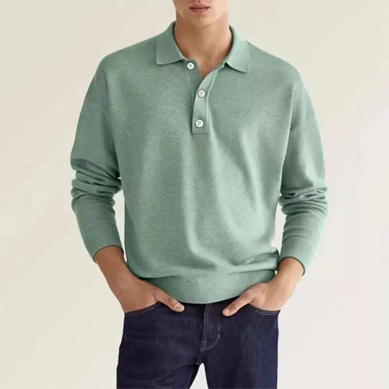Leo - Long-Sleeve Polo Shirt